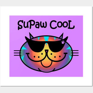 SuPaw CooL - rainbow tabby Posters and Art